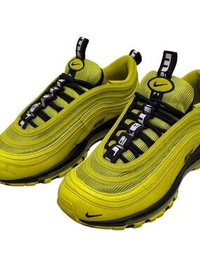 NIKE AIR MAX 97 Sneakers Tour Yellow BV1242-700 Vintage Y2K Trainers Womens 8 US